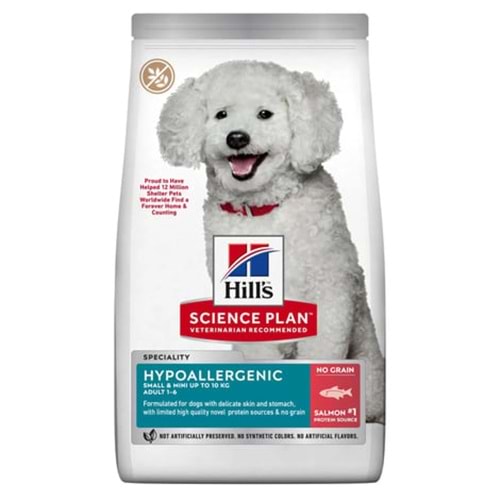 Hills SCIENCE PLAN Hypo-Allergenic Somonlu Küçük Irk Yetişkin Köpek Maması 6kg