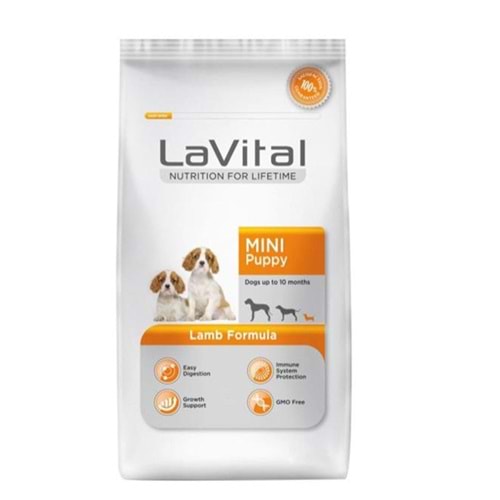 LaVital Mini Puppy Küçük Irk Kuzulu Yavru Köpek Maması 1,5kg