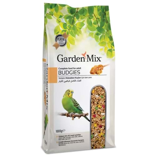 Garden Mix Platin Ballı Muhabbet Kuşu Yemi 1kg