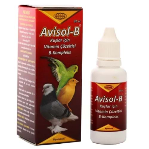 Biyoteknik Avisol-B Vitamini Katkılı Sıvı Kuş Vitamini 30cc