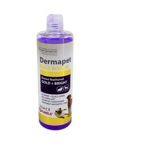 Purele Dermapet Kahverengi Kedi ve Köpek Şampuanı 450 ml