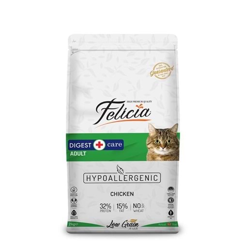Felicia HypoAllergenic Tavuklu ve Hamsili Düşük Tahıllı Yetişkin Kedi Maması 12kg