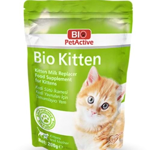 Pet Active Kitten Milk Powder Yavru Kediler İçin Süt Tozu 200 Gr