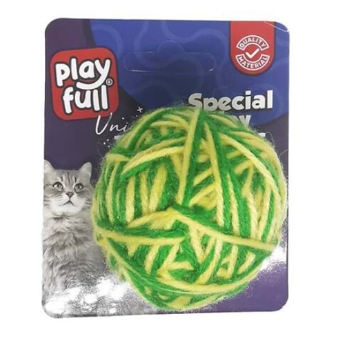 Playfull Yün Top Kedi Oyuncağı 5 Cm