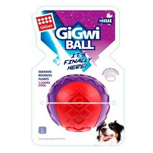GiGwi Plastik Sert Top Köpek Oyuncağı 7cm