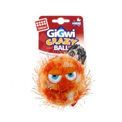 Gigwi Crazy Ball Çılgın Kirpi Köpek Oyuncağı Turuncu 6 cm