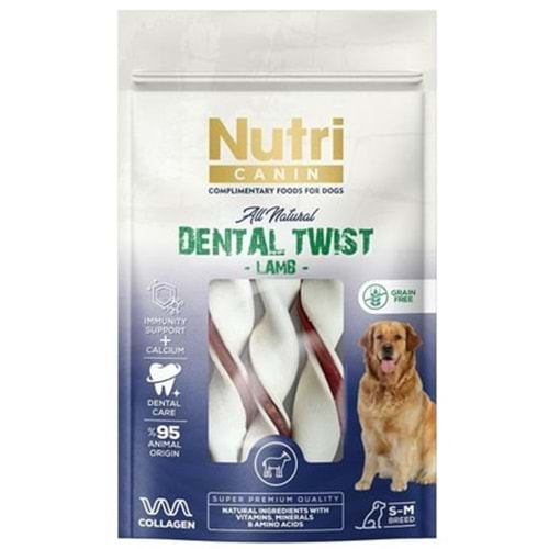 Nutri Canin Kuzu Etli Dental Kemik 80 Gr.