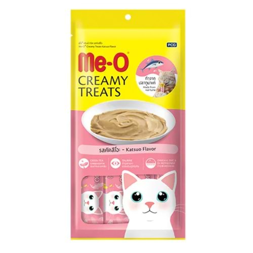 ME-O Creamy Çizgili Orkinos Balıklı Kedi Ödülü 4x15 gr