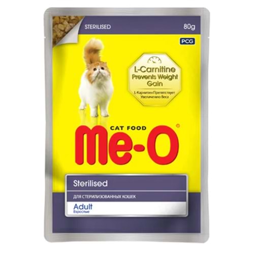 ME-O Pouch Kısırlaştırılmış Kedi Konservesi 80gr