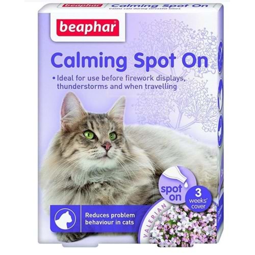 Beaphar Calming Spot On Kedi Sakinleştirici Damla 0,4 ml 3 Adet