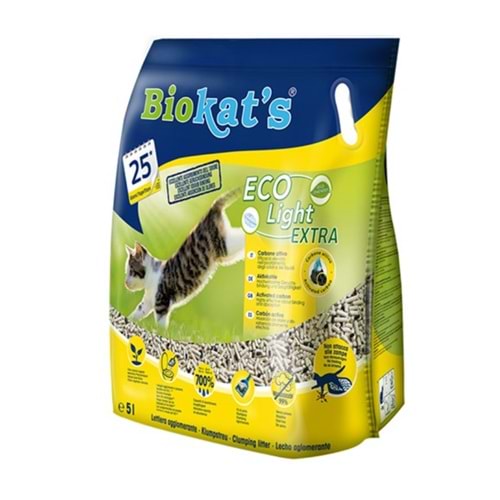 Biokat's Pelet Kedi Kumu Eco Light Extra 5 Litre