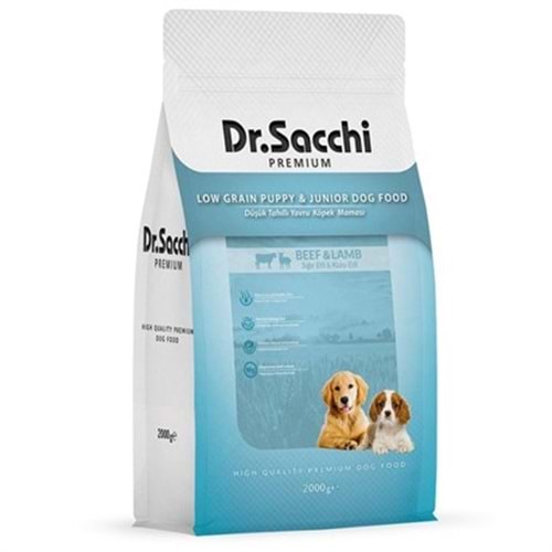 Dr.Sacchi Köpek Mama Düşük Tahıl Yavru 2 Kg