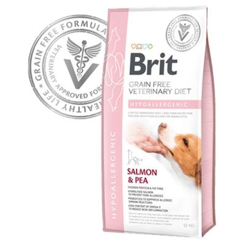Brit Veterinary Diet Hypo-Allergenic Cilt Sağlığı Destekleyici Tahılsız Köpek Maması 2kg