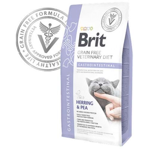 Brit Veterinary Diet Gastrointestinal Sindirim Sistemi Destekleyici Tahılsız Kedi Maması 2kg