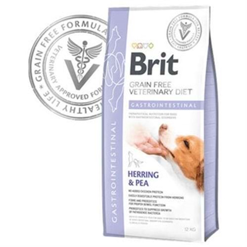 Brit Veterinary Diet Gastrointestinal Sindirim Sistemi Destekleyici Tahılsız Köpek Maması 2kg