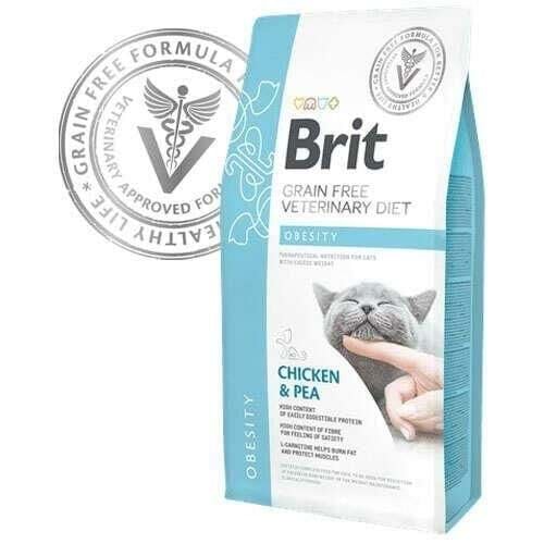 Brit Veterinary Diet Obesity Kilo Kontrolü İçin Tahılsız Kedi Maması (2 kg)