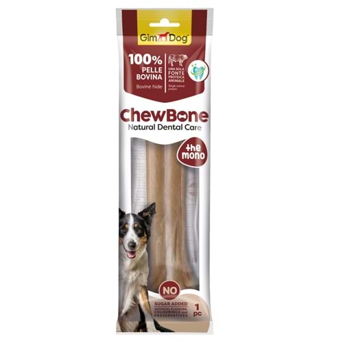 GimDog Chew Bones Press Köpek Çiğneme Kemiği 210 Gr 1'li Naturel
