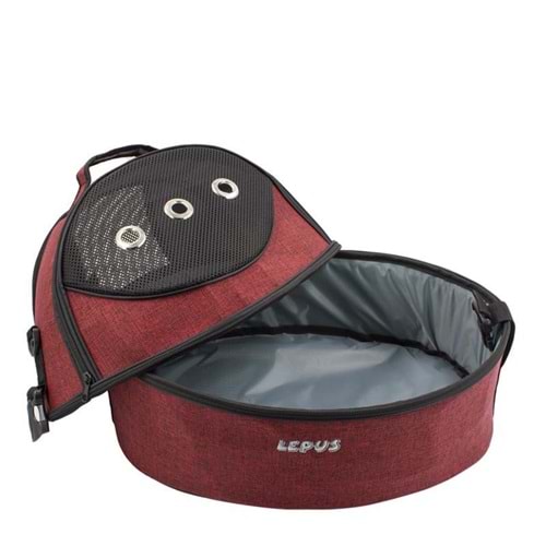 Lepus Ufo Bag Kedi Köpek Taşıma Çantası Kırmızı 40*40*40