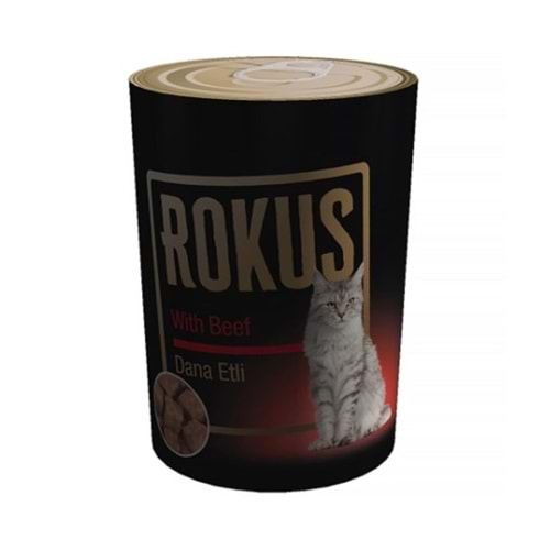 Rokus Adult Cat Dana Etli Kedi Konservesi 410 Gr