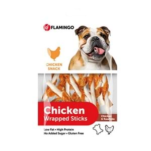 Flamingo Chicken Et Sargılı Çubuk Köpek Ödülü 65gr