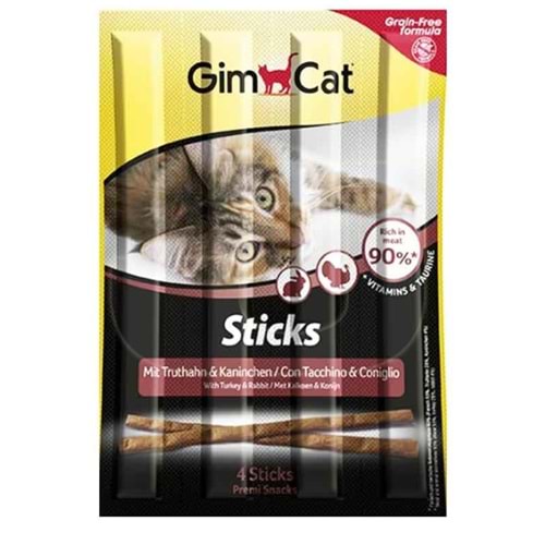 Gim Cat Sticks Tavşan ve Hindili 20 Gr